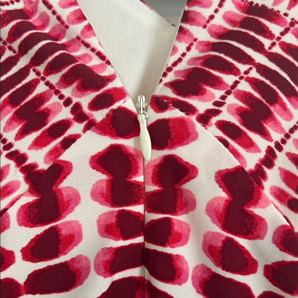 Pink, Red and White Maxi Dress - Picture 6 of 6